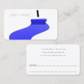 Schilder Schilderen Professionele Commerciële Dien Visitekaartje (Voorkant / Achterkant)