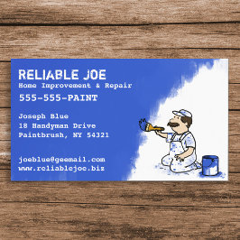 Schilder Schilderen Royal Blue Paint | Fun-contrac Visitekaartje