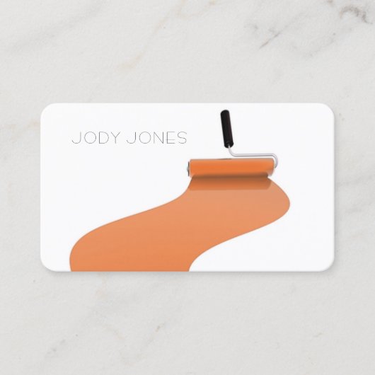 Schilder Schilderij Roller Commerciële Bedrijfspri Visitekaartje (Voorkant)