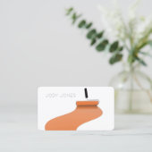 Schilder Schilderij Roller Commerciële Bedrijfspri Visitekaartje (Staand voorkant)