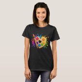 schilder schildersdoek Kunstenaar T-shirt (Voorkant volledig)
