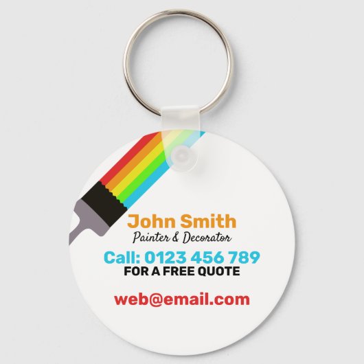 schilder sleutelhanger (Voorkant)