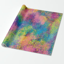 Schilder spettert. cadeaupapier