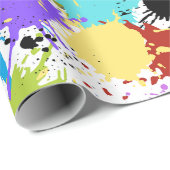 Schilder Splatter Artist Cadeauverpakking Papierro Cadeaupapier (Rol Hoek)