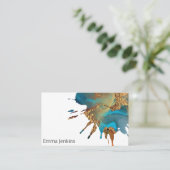 Schilder Splotch met Gouden Kunstenaar Visitekaartje (Staand voorkant)