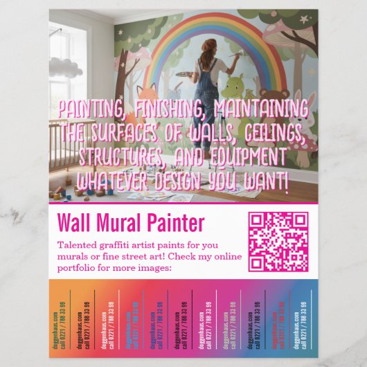 Schilder Tear Off Flyer (Voorkant)