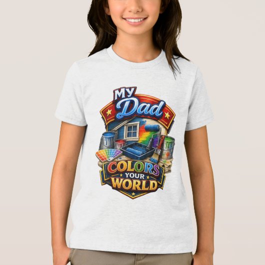 Schilder Tri-Blend Shirt (Voorkant)