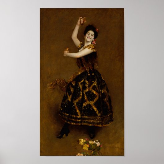 Schilder van Carmencita, een Spaanse danseres, Poster (Voorkant)