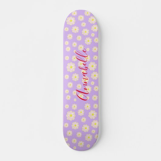 Schilder van Daisy Cartoon Persoonlijk Skateboard (Voorkant)