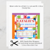 Schilder van kunsttekenpartij Chocolate Bar (Voorkant / Achterkant)