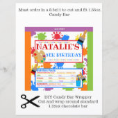 Schilder van kunsttekenpartij Chocolate Bar (Voorkant)