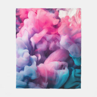 Schilder van verf. Abstracte achtergrondabstract,  Fleece Deken