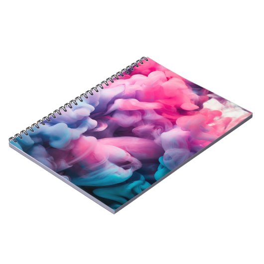 Schilder van verf. Abstracte achtergrondabstract,  Notitieboek (Linkerzijde)