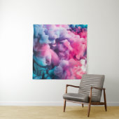 Schilder van verf. Abstracte achtergrondabstract, Wandkleed (In Situ (horizontaal))