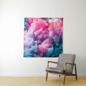 Schilder van verf. Abstracte achtergrondabstract, Wandkleed (In situ)