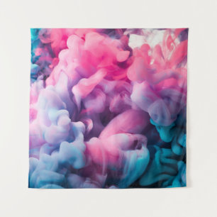 Schilder van verf. Abstracte achtergrondabstract, Wandkleed