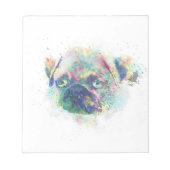 Schilder van waterverf van poppenkoppen notitieblok (Voorkant)