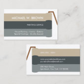 Schilder Verf Roller Interieur Exterieur Visitekaartje (Voorkant / Achterkant)