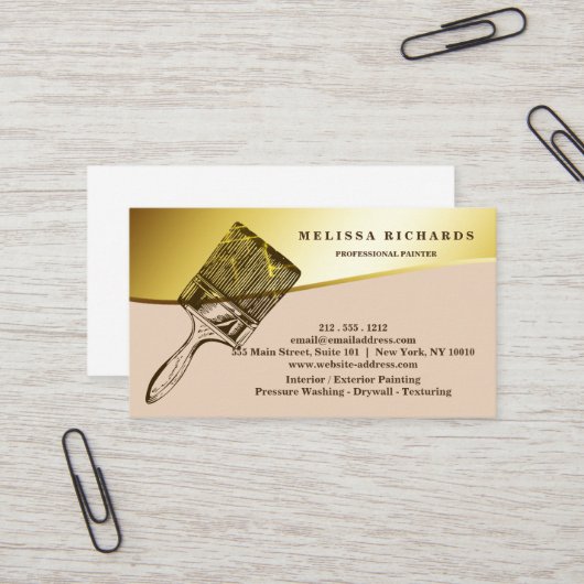 Schilder Visitekaartje (Voorkant / Achterkant in situ)