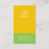 Schilder - Visitekaartjes (Achterkant)