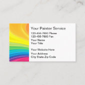 Schilder Visitekaartjes Modern Design (Voorkant)