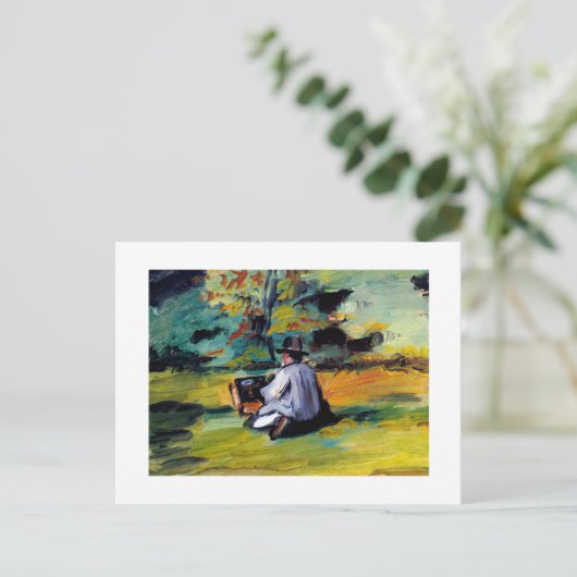 Schilder voor de impressionistische kunst van het briefkaart (Staand voorkant)