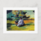 Schilder voor de impressionistische kunst van het briefkaart (Voorkant)