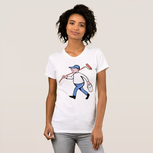 Schilder Vrouwen T-shirt (Voorkant volledig)