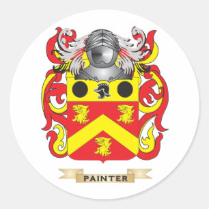 Schilder Wapen (Family Crest) Ronde Sticker