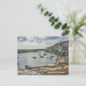 Schilderachtig Afbeelding Mousehole Cornwall Briefkaart (Staand voorkant)