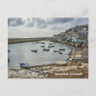 Schilderachtig Afbeelding Mousehole Cornwall Briefkaart