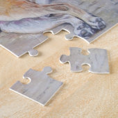 schilderachtig afbeelding van twee zeer schattige legpuzzel (Zijkant)