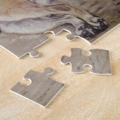 schilderachtig afbeelding van zandige en zwarte wi legpuzzel (Zijkant)