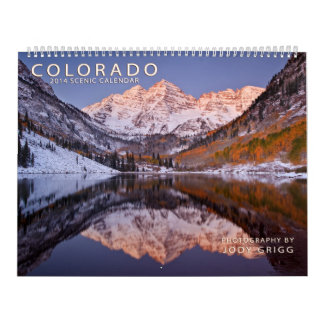 schilderachtig agenda 2014 van Colorado Kalender