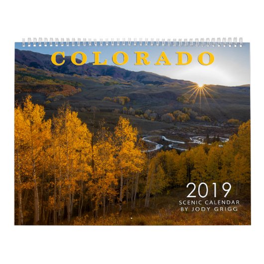 schilderachtig agenda 2019 COLORADO Kalender (Hoes)