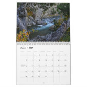 Schilderachtig agenda kalender (Mar 2027)