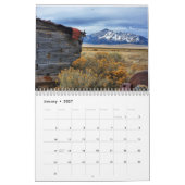 Schilderachtig agenda kalender (Jan 2027)