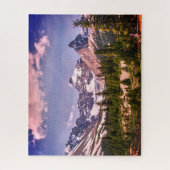 Schilderachtig Alberta Alpine Mountains Legpuzzel (Verticaal)
