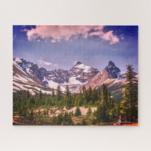 Schilderachtig Alberta Alpine Mountains Legpuzzel (Horizontaal)