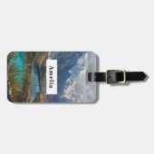 Schilderachtig Alpenbergen Foto Bagagelabel (Voorkant horizontaal)