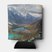 Schilderachtig Alpenbergen Foto Blikjeskoeler (Achterkant)