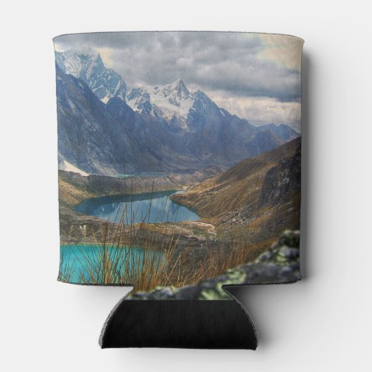 Schilderachtig Alpenbergen Foto Blikjeskoeler (Achterkant)