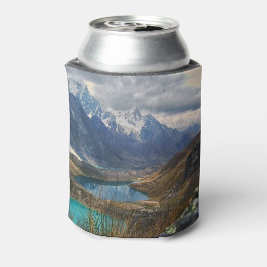 Schilderachtig Alpenbergen Foto Blikjeskoeler (Blikje Achterkant)