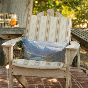 Schilderachtig Alpenbergen Foto Buitenkussen