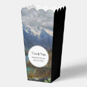 Schilderachtig Alpenbergen Foto Dank u wel Bedankdoosjes (Achterkant)