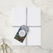 Schilderachtig Alpenbergen Foto Dank u wel Cadeaulabel (Met Touw)