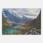 Schilderachtig Alpenbergen Foto Inpakpapier Vel (Voorkant)