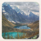 Schilderachtig Alpenbergen Foto Kartonnen Onderzetters (Voorkant)