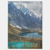 Schilderachtig Alpenbergen Foto Magneet (Voorkant)