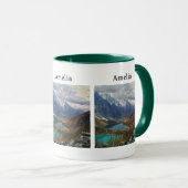 Schilderachtig Alpenbergen Foto Mok (Voorkant rechts)